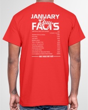JANUARY GUY FACTS Classic T-Shirt garment-tshirt-unisex-back-04