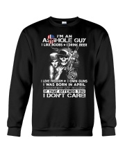 IM AN ASSHOLE APRIL GUY Crewneck Sweatshirt thumbnail