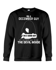 I'M A DECEMBER GUY - I'M A GOOD GUY Crewneck Sweatshirt thumbnail