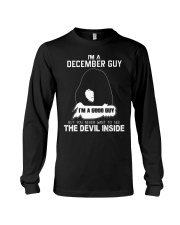I'M A DECEMBER GUY - I'M A GOOD GUY Long Sleeve Tee thumbnail