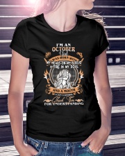 OCTOBER GIRL WAS BORN WITH MY HEART ON MY SLEEVE Ladies T-Shirt lifestyle-women-crewneck-front-7