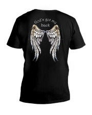 GOD'S GOT MY BACK - WARRIOR OF CHRIST V-Neck T-Shirt thumbnail