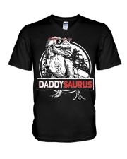 DADDY SAURUS V-Neck T-Shirt thumbnail