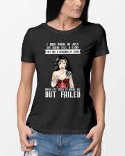 MY SCARS TELL A STORY - JULY Ladies T-Shirt lifestyle-women-crewneck-front-10