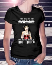 MY SCARS TELL A STORY - JULY Ladies T-Shirt lifestyle-women-crewneck-front-7