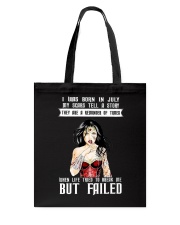 MY SCARS TELL A STORY - JULY Tote Bag thumbnail