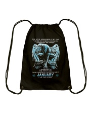 DEVIL WHISPERED - JANUARY MAN Drawstring Bag thumbnail