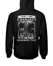 VIKINGS VALHALLA - PATIENCE Hooded Sweatshirt back