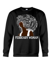 FEBRUARY BLACK WOMAN Crewneck Sweatshirt thumbnail
