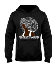 FEBRUARY BLACK WOMAN Hooded Sweatshirt thumbnail