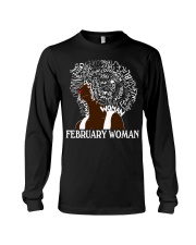 FEBRUARY BLACK WOMAN Long Sleeve Tee thumbnail