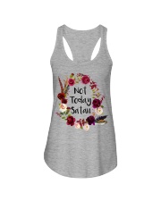 NOT TODAY SATAN - WARRIOR OF CHRIST Ladies Flowy Tank thumbnail