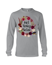 NOT TODAY SATAN - WARRIOR OF CHRIST Long Sleeve Tee thumbnail