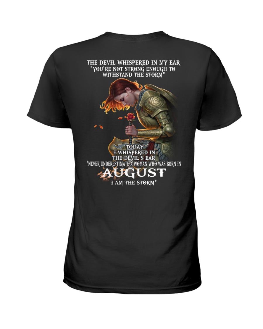 DEVIL WHISPERED - AUGUST Ladies T-Shirt