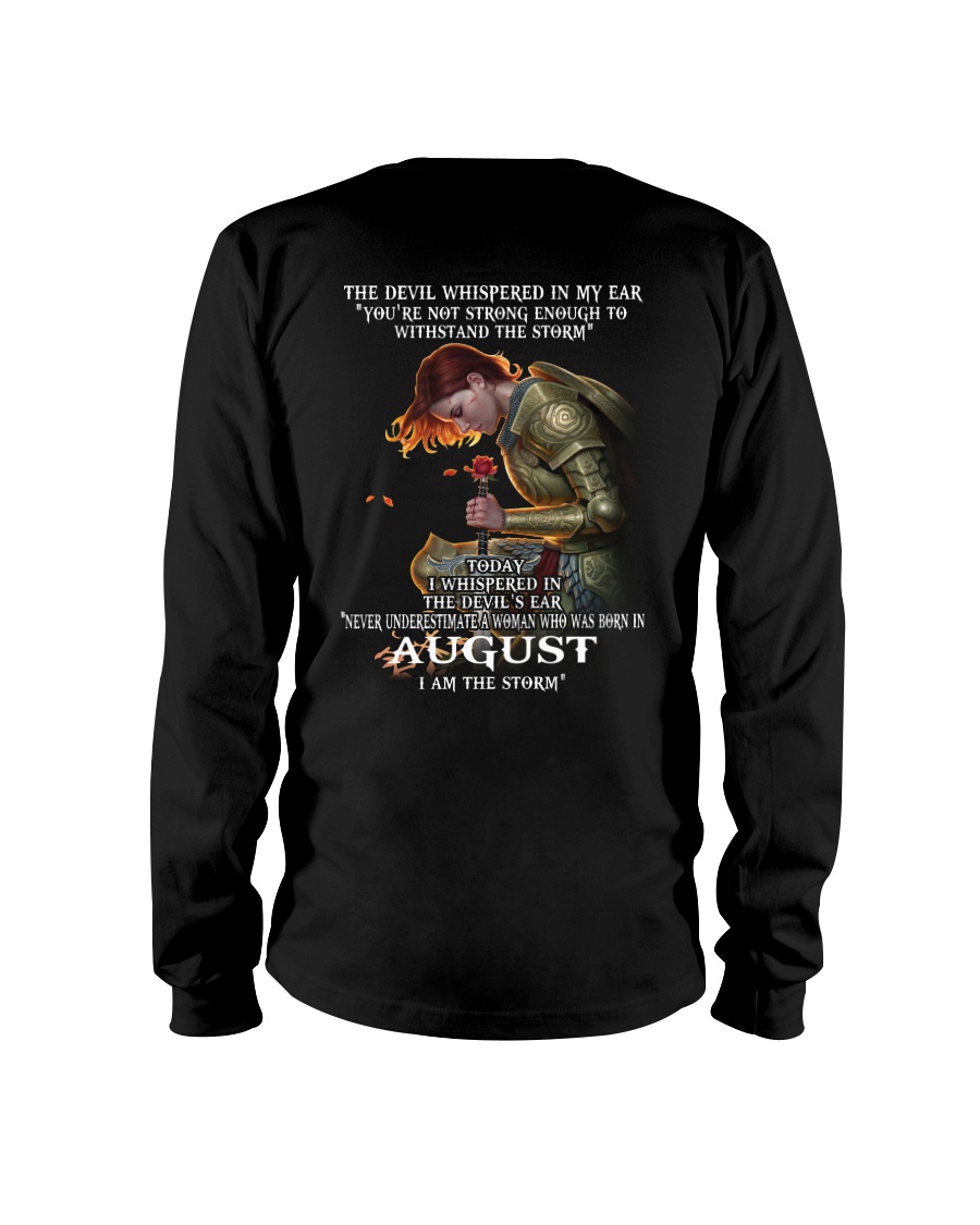 DEVIL WHISPERED - AUGUST Long Sleeve Tee