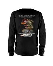 DEVIL WHISPERED - AUGUST Long Sleeve Tee back