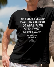 I WAS BORN IN OCTOBER I DO WHAT WHEN WHERE I WANT Classic T-Shirt lifestyle-mens-crewneck-front-11