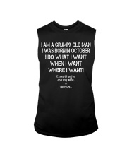 I WAS BORN IN OCTOBER I DO WHAT WHEN WHERE I WANT Sleeveless Tee thumbnail