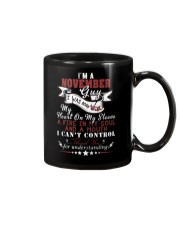 NOVEMBER GUY WAS BORN WITH MY HEART ON MY SLEEVE Mug thumbnail