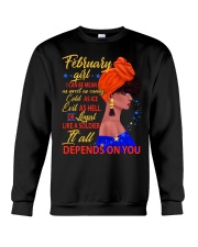 FEBRUAR GIRL - IT ALL DEPENDS ON YOU Crewneck Sweatshirt thumbnail