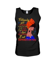 FEBRUAR GIRL - IT ALL DEPENDS ON YOU Unisex Tank thumbnail