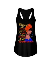 FEBRUAR GIRL - IT ALL DEPENDS ON YOU Ladies Flowy Tank thumbnail