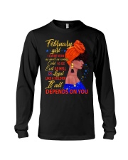 FEBRUAR GIRL - IT ALL DEPENDS ON YOU Long Sleeve Tee thumbnail
