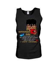 SEPTEMBER GIRL WAS BORN WITH MY HEART Unisex Tank thumbnail