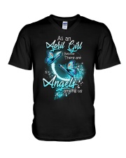APRIL GIRL BELIEVE THERE ARE ANGELS AMONG US V-Neck T-Shirt thumbnail