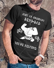JUST AN ORDINARY DEMI-DAD Classic T-Shirt lifestyle-mens-crewneck-front-4