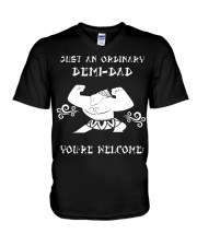JUST AN ORDINARY DEMI-DAD V-Neck T-Shirt thumbnail