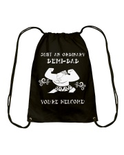 JUST AN ORDINARY DEMI-DAD Drawstring Bag thumbnail