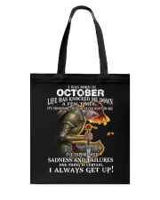 I ALWAYS GET UP - OCTOBER Tote Bag thumbnail
