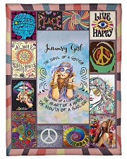 JANUARY GIRL - THE SOUL OF A GYPSY Small Fleece Blanket - 30" x 40" front