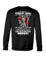 I WAS BORN IN MARCH Crewneck Sweatshirt thumbnail