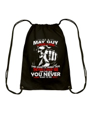 AS A MAY GUY - I HAVE 3 SIDES Drawstring Bag thumbnail