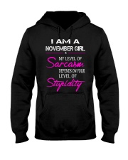 I AM A NOVEMBER GIRL Hooded Sweatshirt thumbnail