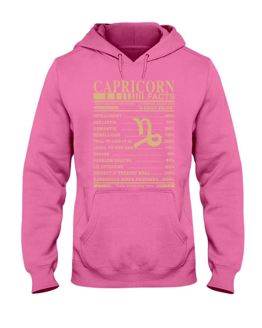 CAPRICORN FACTS Hooded Sweatshirt