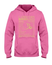 CAPRICORN FACTS Hooded Sweatshirt front