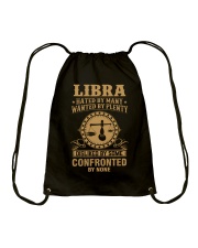 LIBRA - HATED BY MANY Drawstring Bag thumbnail