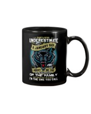 NEVER UNDERESTIMATE A JANUARY GUY Mug thumbnail