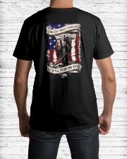 THROUGH THE VALLEY - WARRIOR OF CHRIST Classic T-Shirt lifestyle-mens-crewneck-back-1