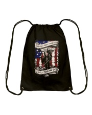 THROUGH THE VALLEY - WARRIOR OF CHRIST Drawstring Bag thumbnail
