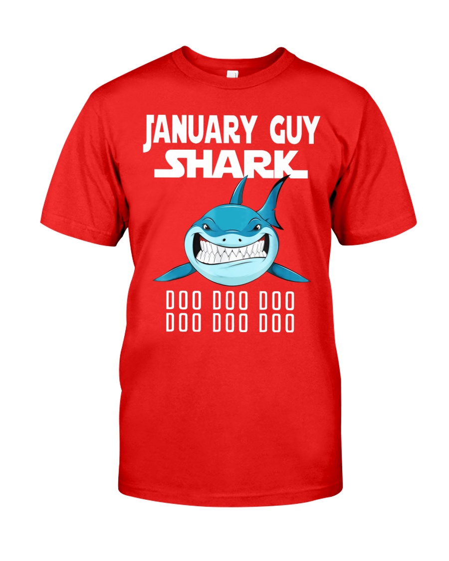 JANUARY GUY SHARK DOO DOO DOO Classic T-Shirt
