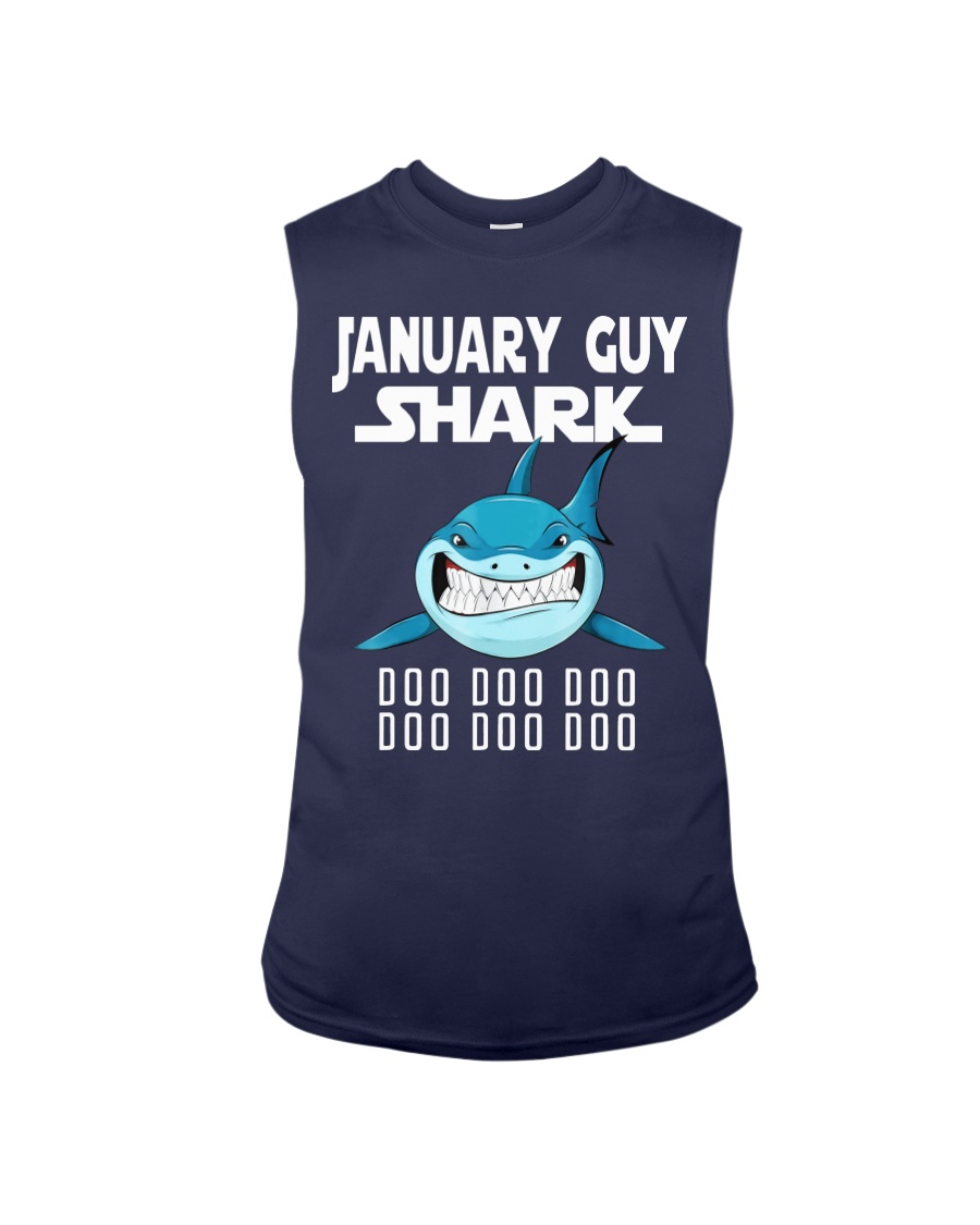 JANUARY GUY SHARK DOO DOO DOO Sleeveless Tee