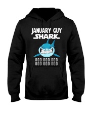 JANUARY GUY SHARK DOO DOO DOO Hooded Sweatshirt thumbnail