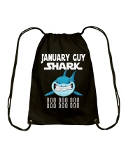 JANUARY GUY SHARK DOO DOO DOO Drawstring Bag thumbnail