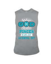 WHEN GOD REATED PISCES Sleeveless Tee thumbnail