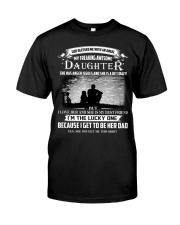 GOD BLESSED ME WITH AN ANGEL MY AWESOME DAUGHTER Classic T-Shirt thumbnail