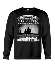 GOD BLESSED ME WITH AN ANGEL MY AWESOME DAUGHTER Crewneck Sweatshirt thumbnail